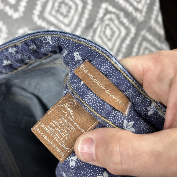 Paige Jeans 28x33" Bootcut Embroidered Benedict Canyon Classic Low Rise Y2K USA - Picture 4 of 11